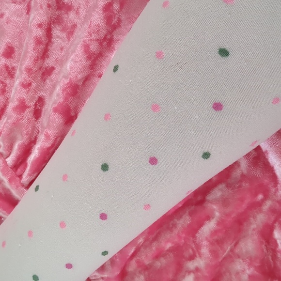 Toddler Girls' Tiered Velour Long Sleeve Dress - Cat & Jack Pink 5T - Picture 2 of 4